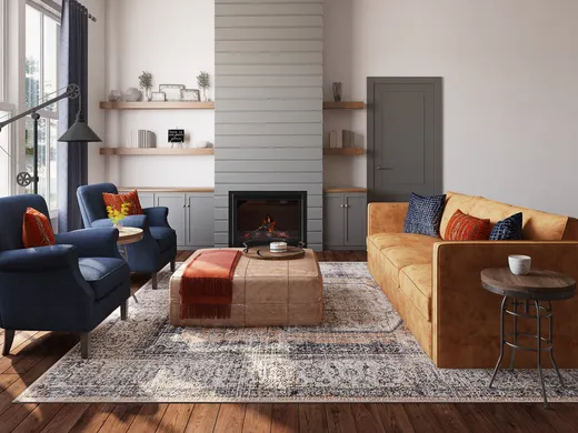 Living Room · Industrial designed by Emma