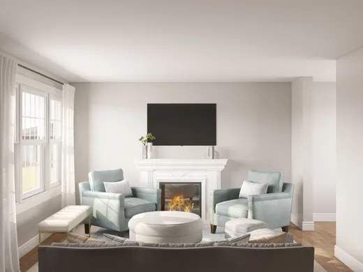Living Room · Coastal designed by Carolyn