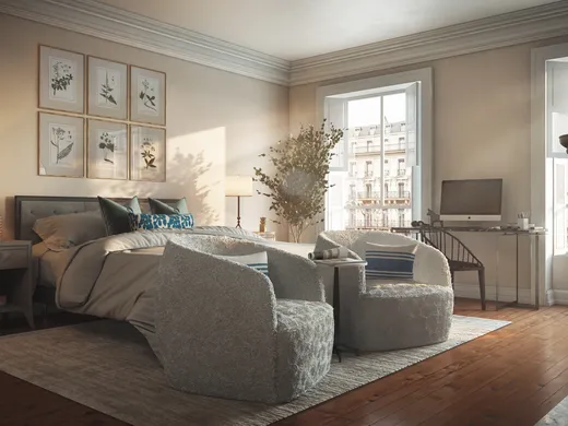 Bedroom designed by Isaac