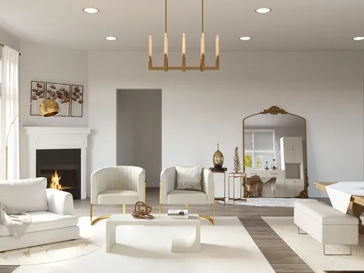 Living Room · Contemporary designed by Denise