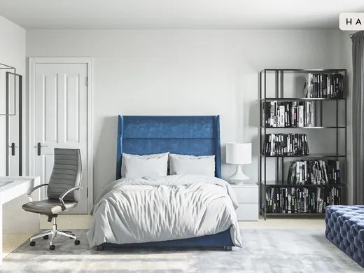 Bedroom · Eclectic designed by Julio