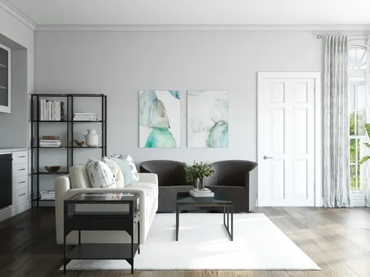 Living Room · Modern designed by Makenzie