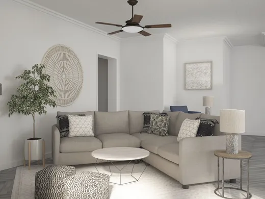 Living Room · Modern designed by Erin
