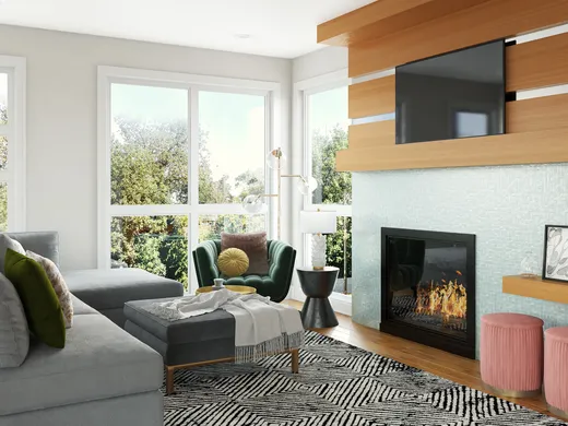 Living Room · Contemporary designed by Emma