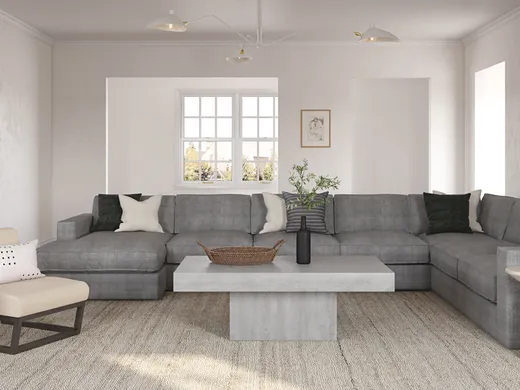 Living Room · Contemporary designed by Kasey