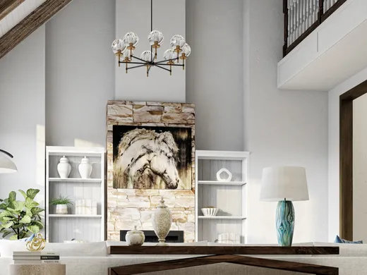 Living Room · Modern designed by Rumki
