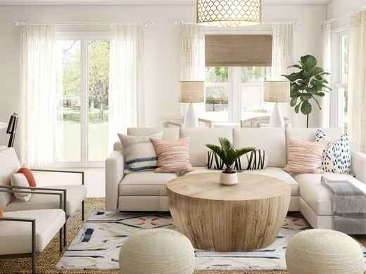 Living Room · Contemporary designed by Dani