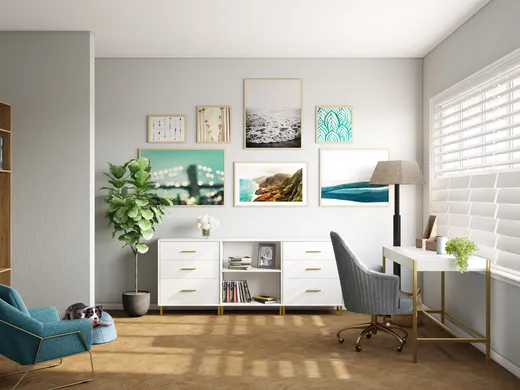 Office · Midcentury Modern designed by Marty