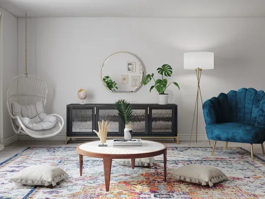 Living Room · Eclectic designed by Aurelie