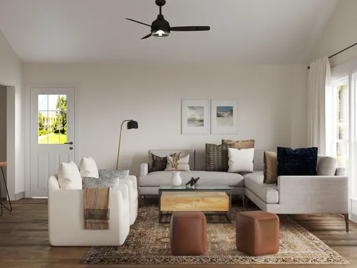 Living Room · Contemporary designed by Sarah
