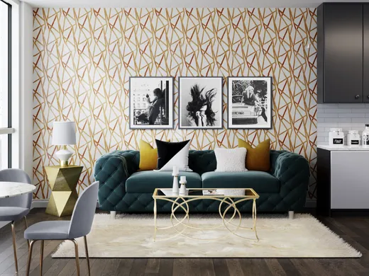 Living Room · Glam designed by Marie