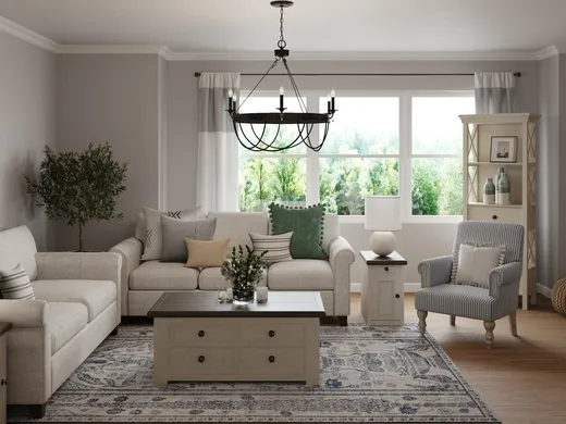 Living Room · Traditional designed by Christy