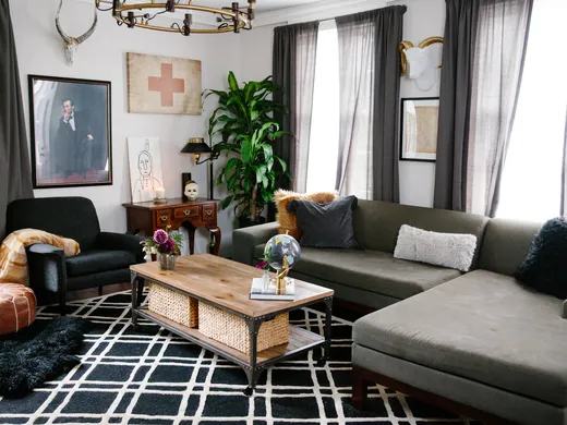 Living Room · Contemporary designed by Stefany