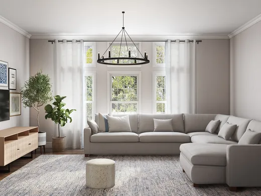 Living Room · Coastal designed by Frances