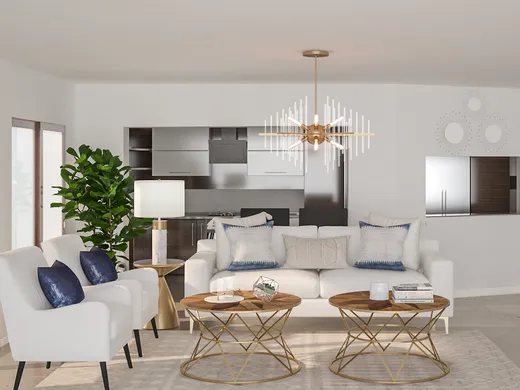 Living Room · Contemporary designed by Laura