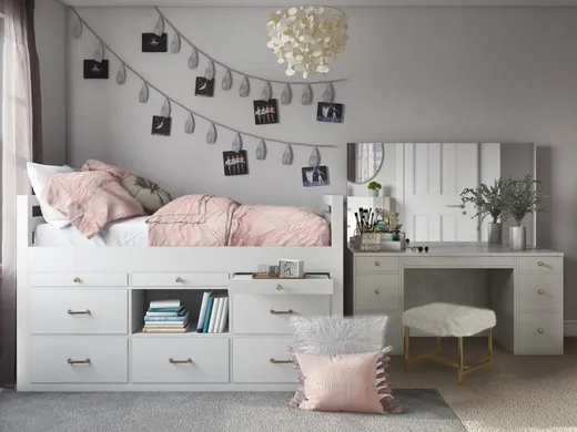 Bedroom · Glam designed by Kacie