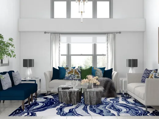 Living Room · Contemporary designed by Melisa