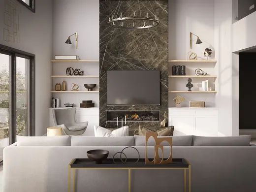 Living Room · Contemporary designed by Namita