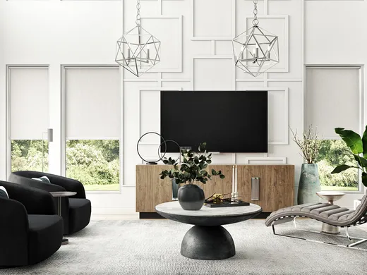 Living Room · Contemporary designed by Karen