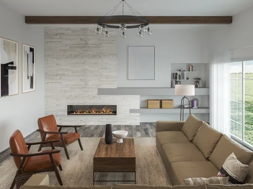 Living Room · Modern designed by Erin