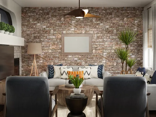 Living Room · Coastal designed by Moumita