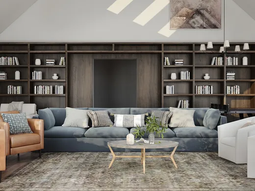 Living Room · Eclectic designed by Brianna