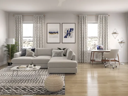 Living Room · Contemporary designed by Randi