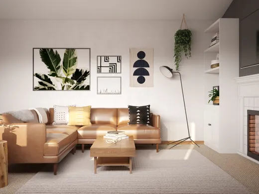 Living Room · Bohemian designed by Leslie