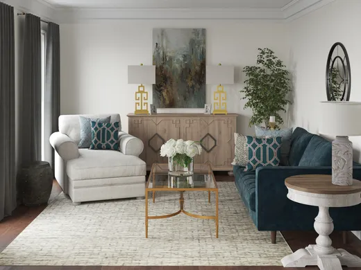 Living Room · Contemporary designed by Jonica