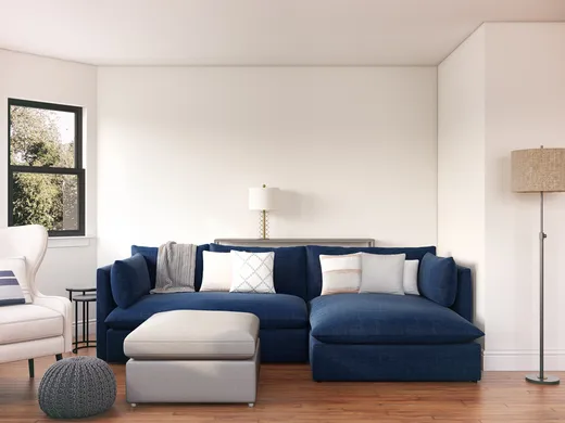 Living Room · Midcentury Modern designed by Nina