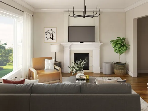 Living Room · Contemporary designed by Lydia