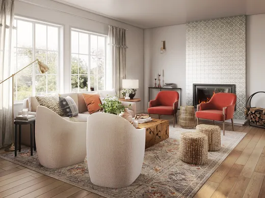 Living Room · Modern designed by Heather
