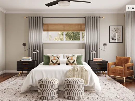 Bedroom · Eclectic designed by Jessica