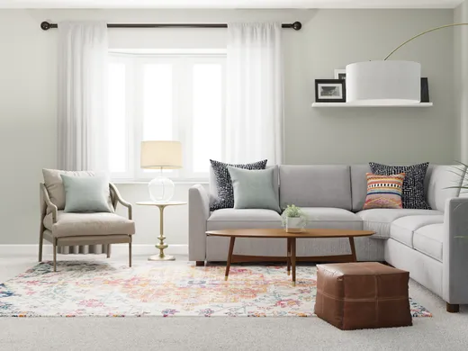 Living Room · Eclectic designed by Jessica