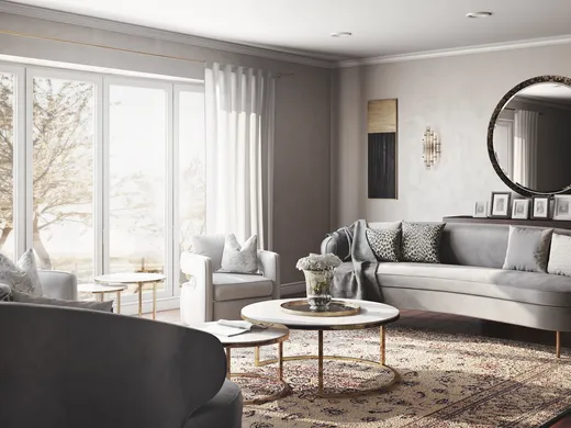 Living Room · Glam designed by Pradnya