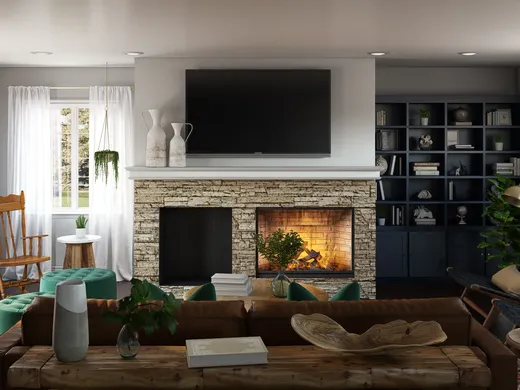 Living Room · Eclectic designed by Dallas