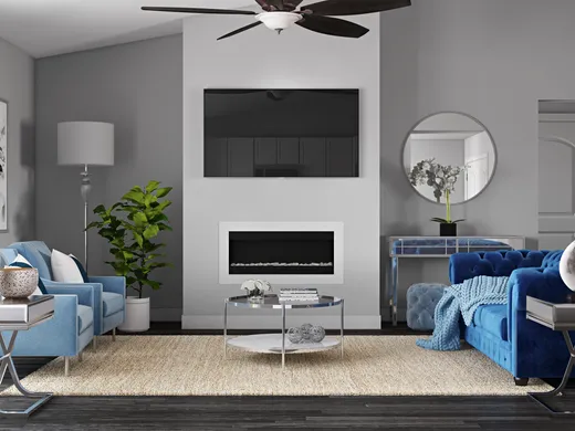 Living Room · Glam designed by Veridiana