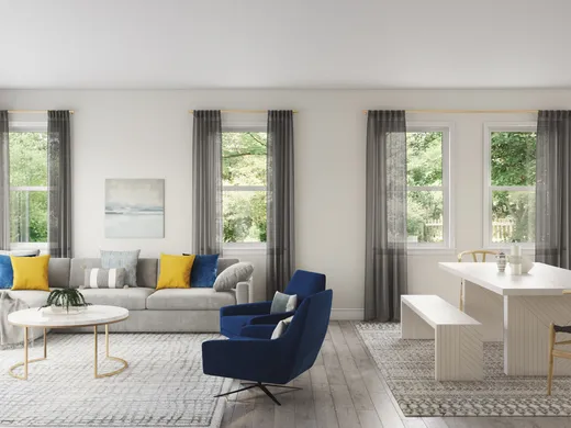 Living Room · Contemporary designed by Abril