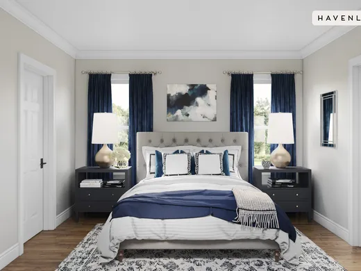 Bedroom · Glam designed by Liliana