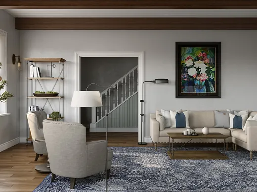 Living Room · Farmhouse designed by Sara