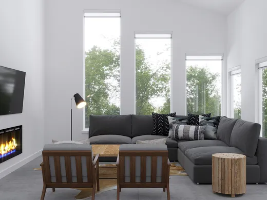 Living Room · Modern designed by Brianna
