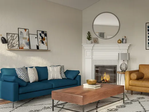Living Room · Eclectic designed by Shauna