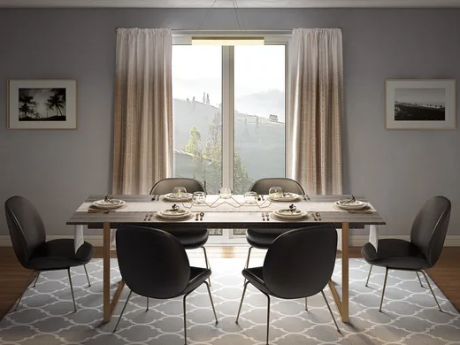 Dining Room · Contemporary designed by Chanel