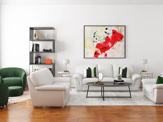 Living Room · Modern designed by Kacey