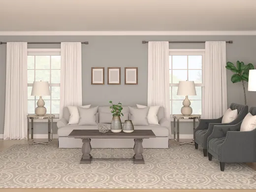 Living Room · Farmhouse designed by Meredith