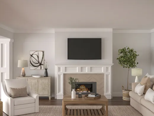 Living Room · Farmhouse designed by Stephanie