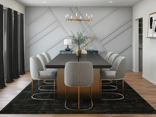 Dining Room · Contemporary designed by Morgan