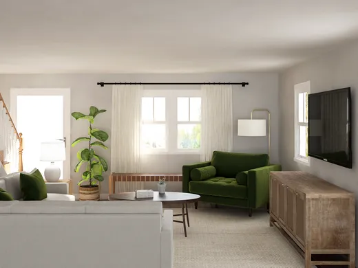 Living Room · Coastal designed by Caroline