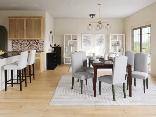 Dining Room · Glam designed by Kasee
