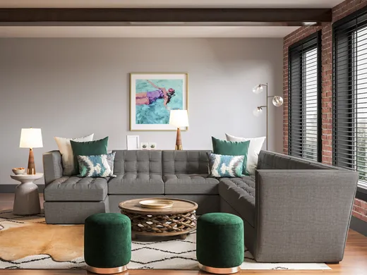 Living Room · Modern designed by Aleena